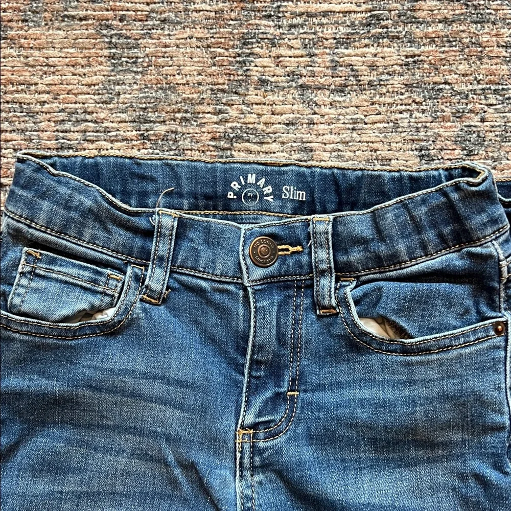 3 pairs of Primary Slim Jeans size 7 - Picture 2 of 3